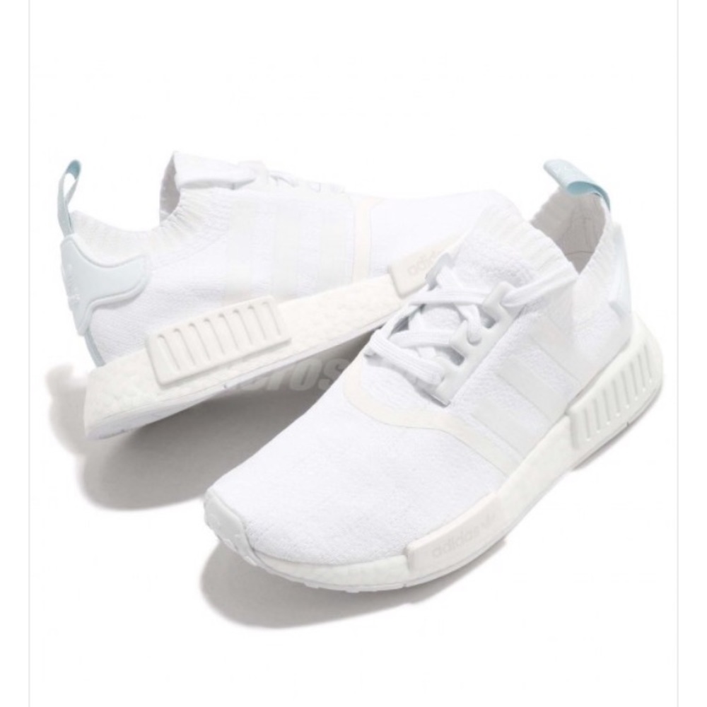 Adidas originals NMD_R1 PK W White Blue Tint